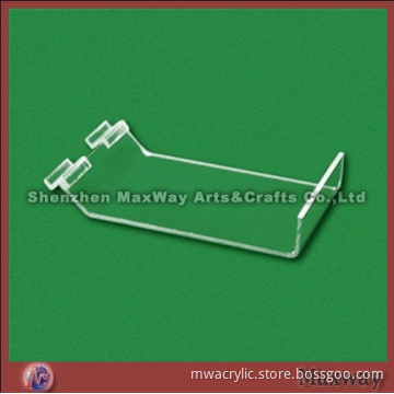 Clear Costom Wall Mounted Acrylic Tray